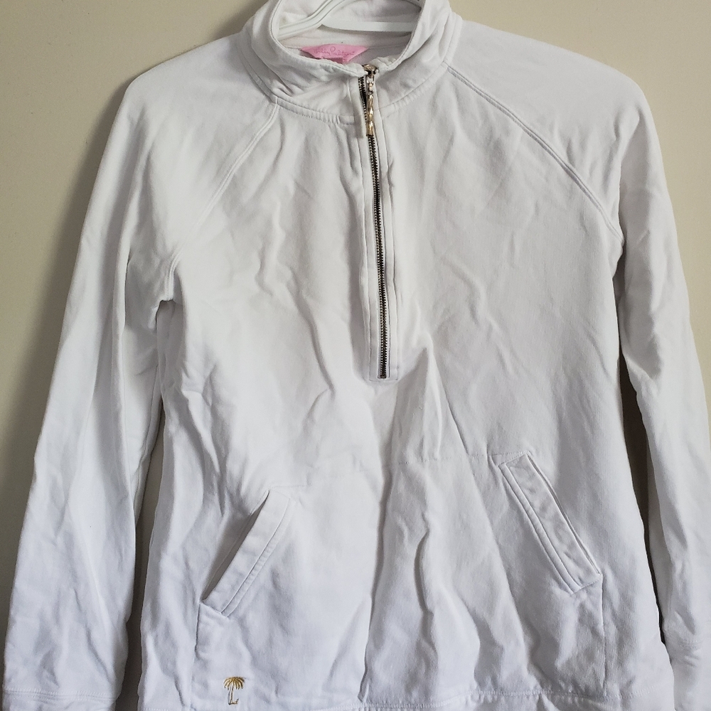 Lilly Pulitzer Skipover Popover Sweatshirt 1/4 Zip XS